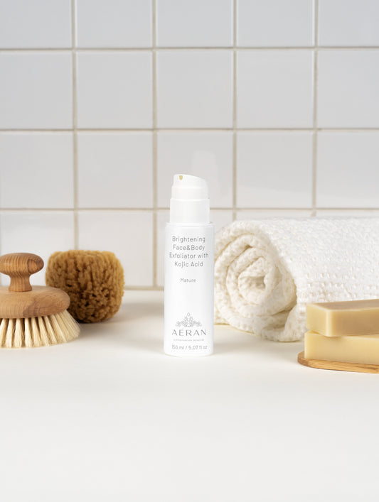 Brightening Face & Body Exfoliator with Kojic Acid